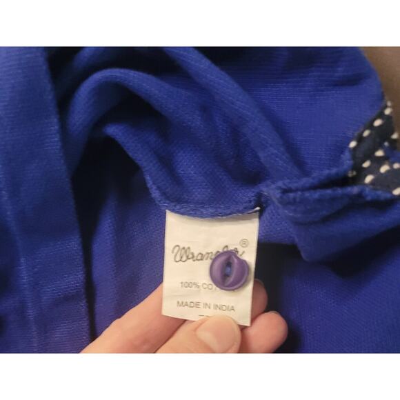 Wrangler Boys Youth Polo Shirt Size M Blue Short Sleeve T-Shirt EUC - Picture 5 of 7